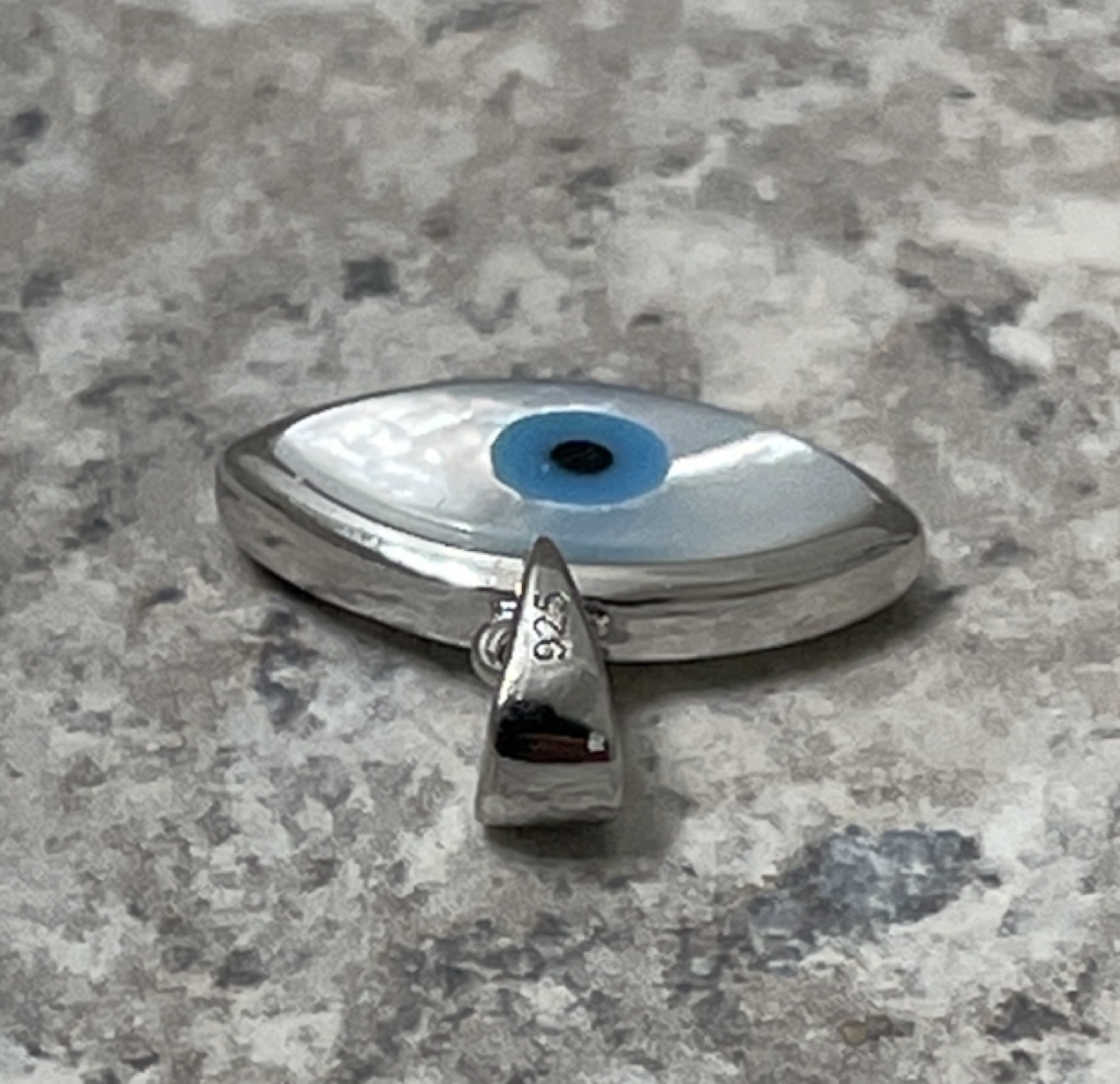 Eye 925 Sterling Silver Pendant - Double Sided 🎁 - photo 3