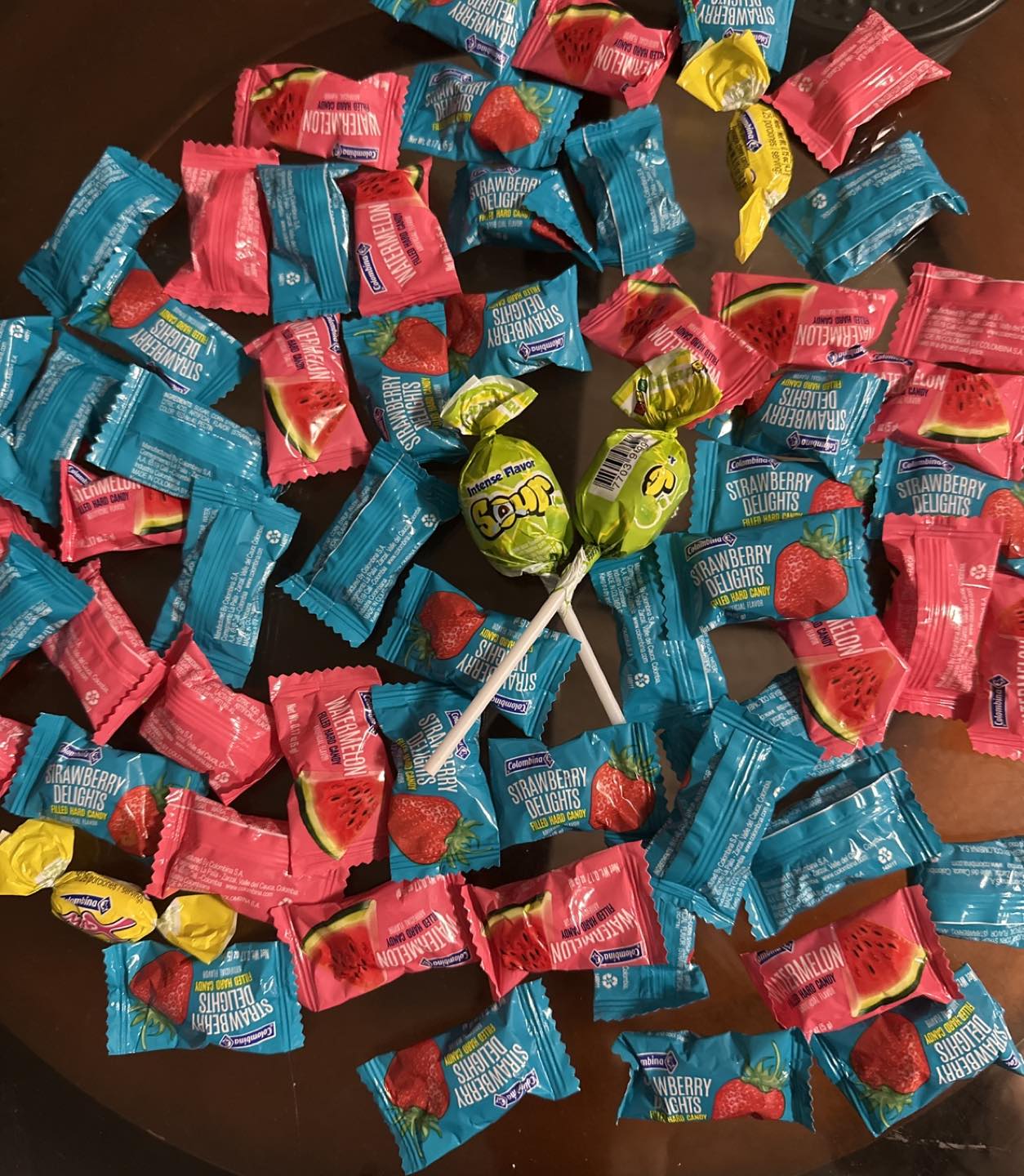 Strawberry and watermelon candies #freecycle thumbnail