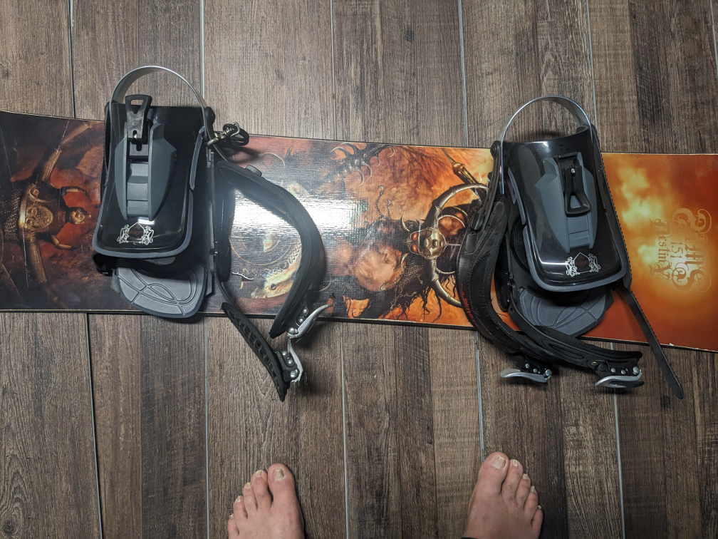 SIMS 150 cm Snowboard and SIMS bindings. - photo 4
