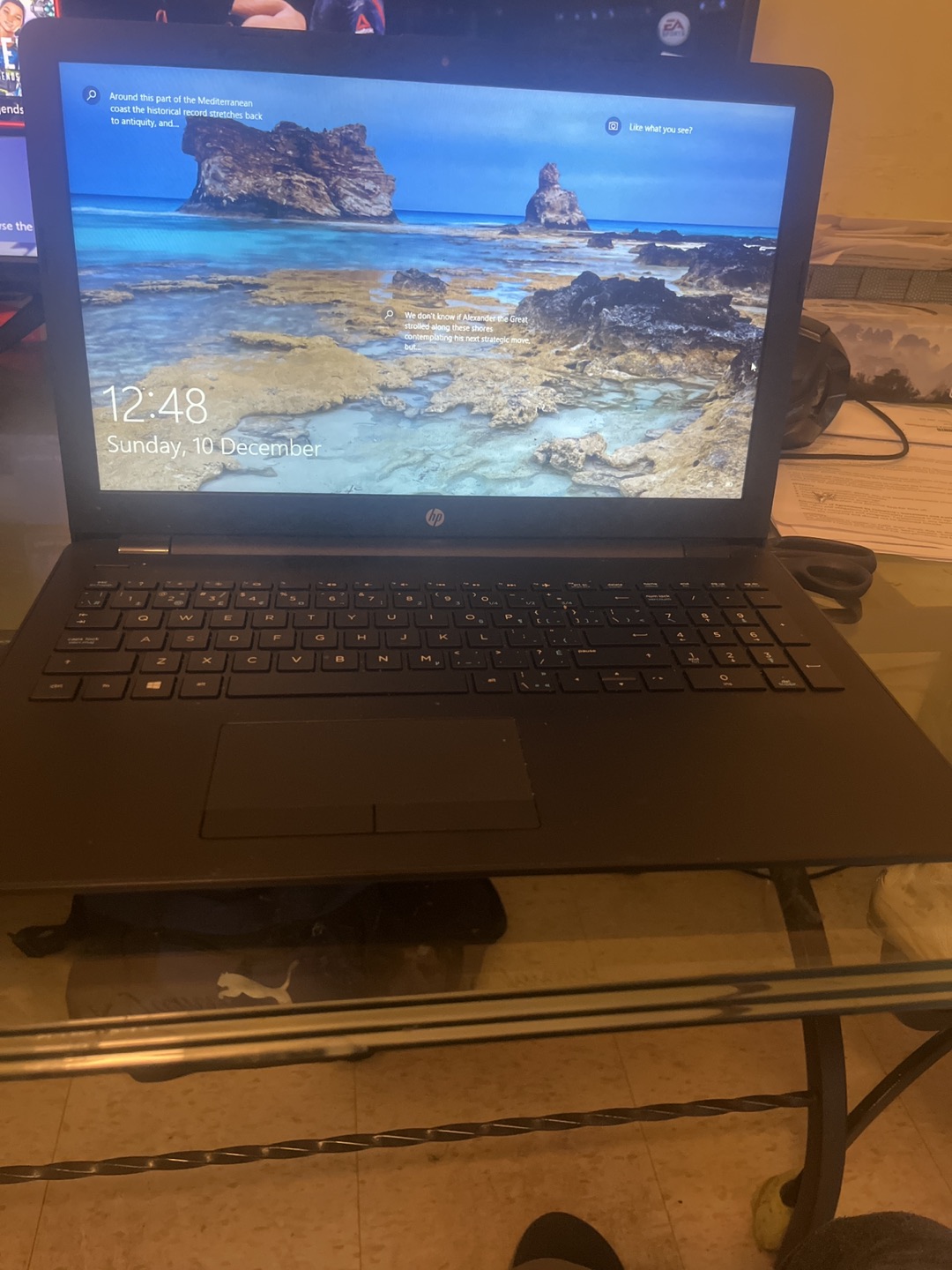 Hp Laptop Computer and Charger