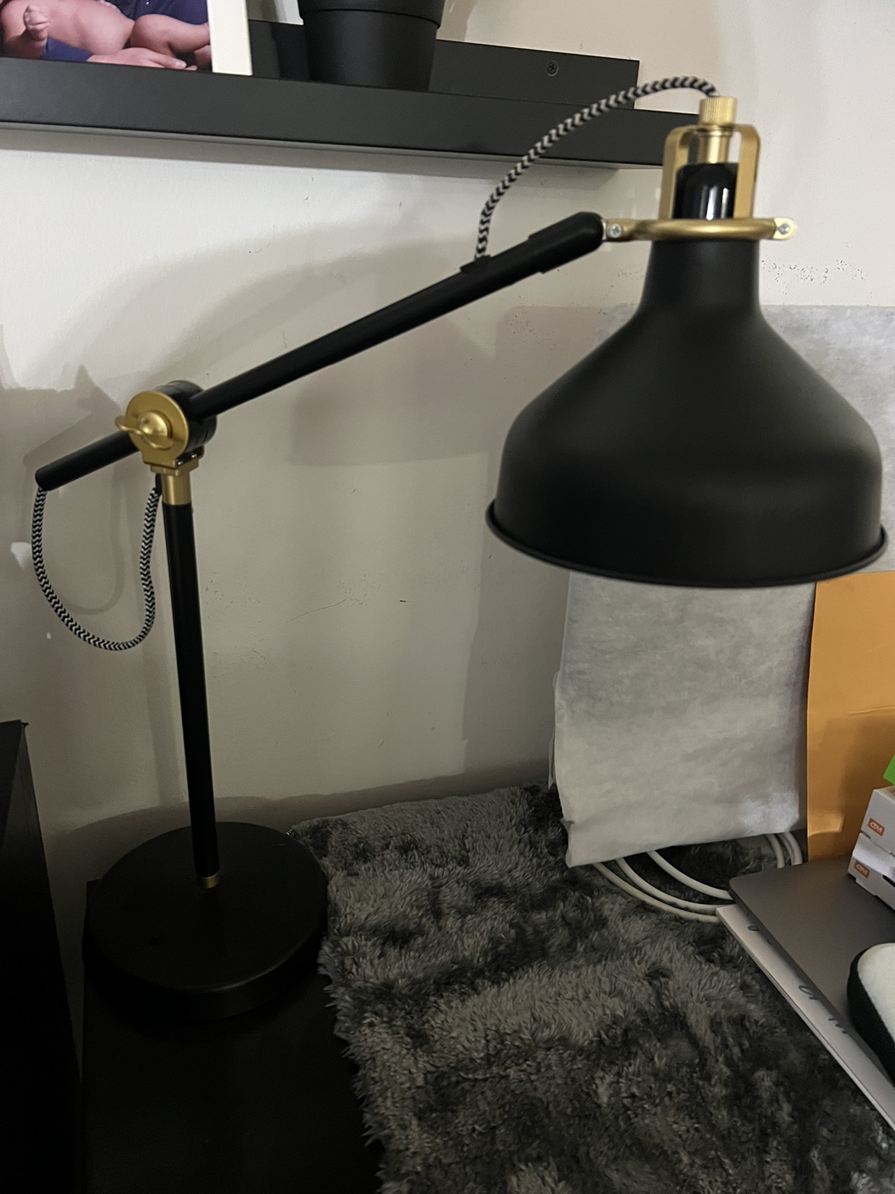Ikea RANARP Work Lamp in Black