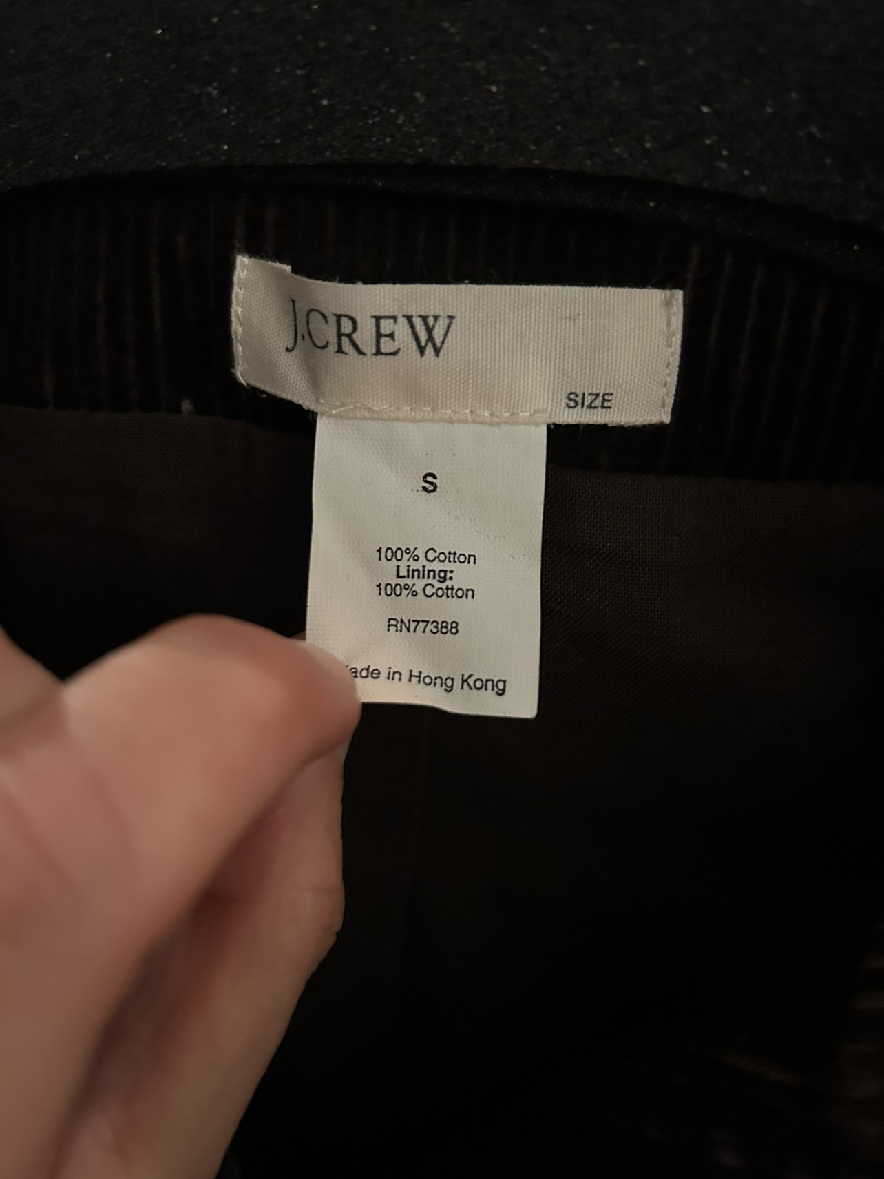 Vintage j crew corduroy denim jacket. Size small - photo 3