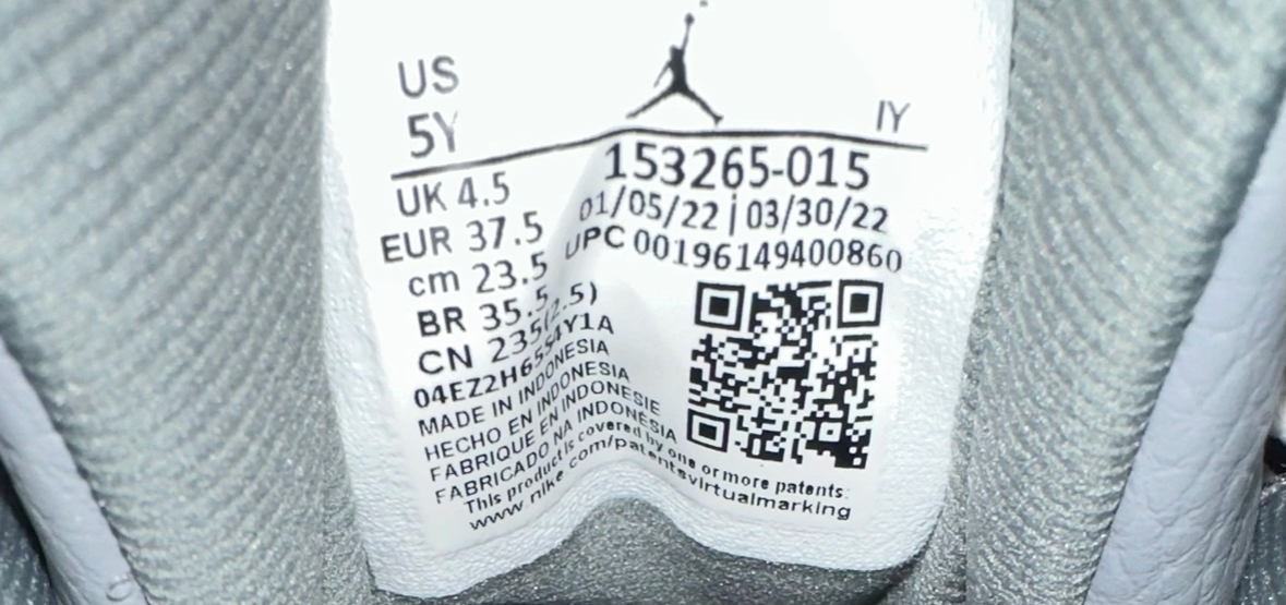 JORDAN 12 RETRO PS STEALTH / WHITE - COOL GREY - photo 4