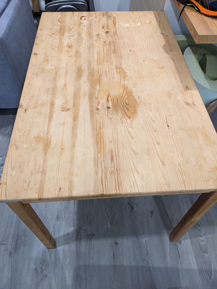 Ikea wooden table