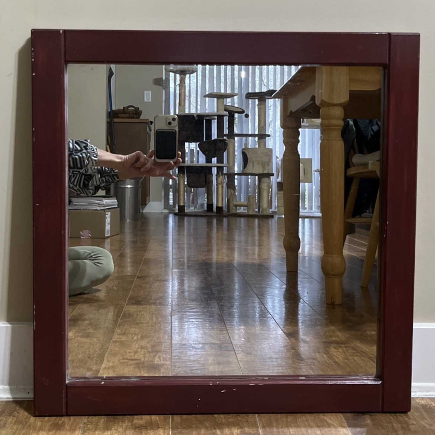 #SellingSpree Wooden Frame Mirror thumbnail