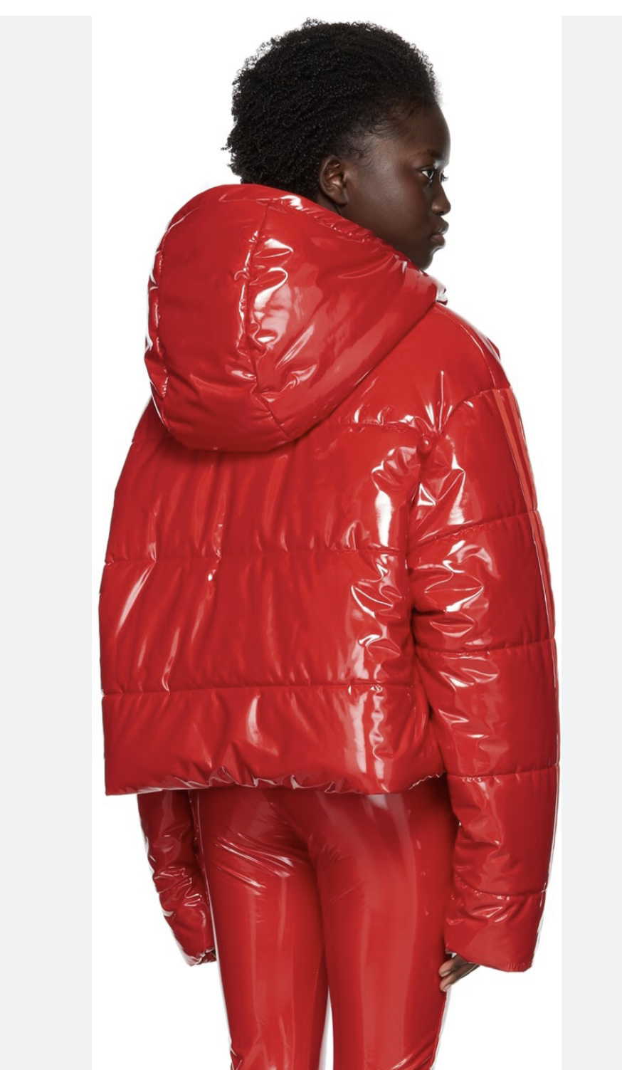 New with tags Ivy Park adidas red puffer Large image indicator(4)