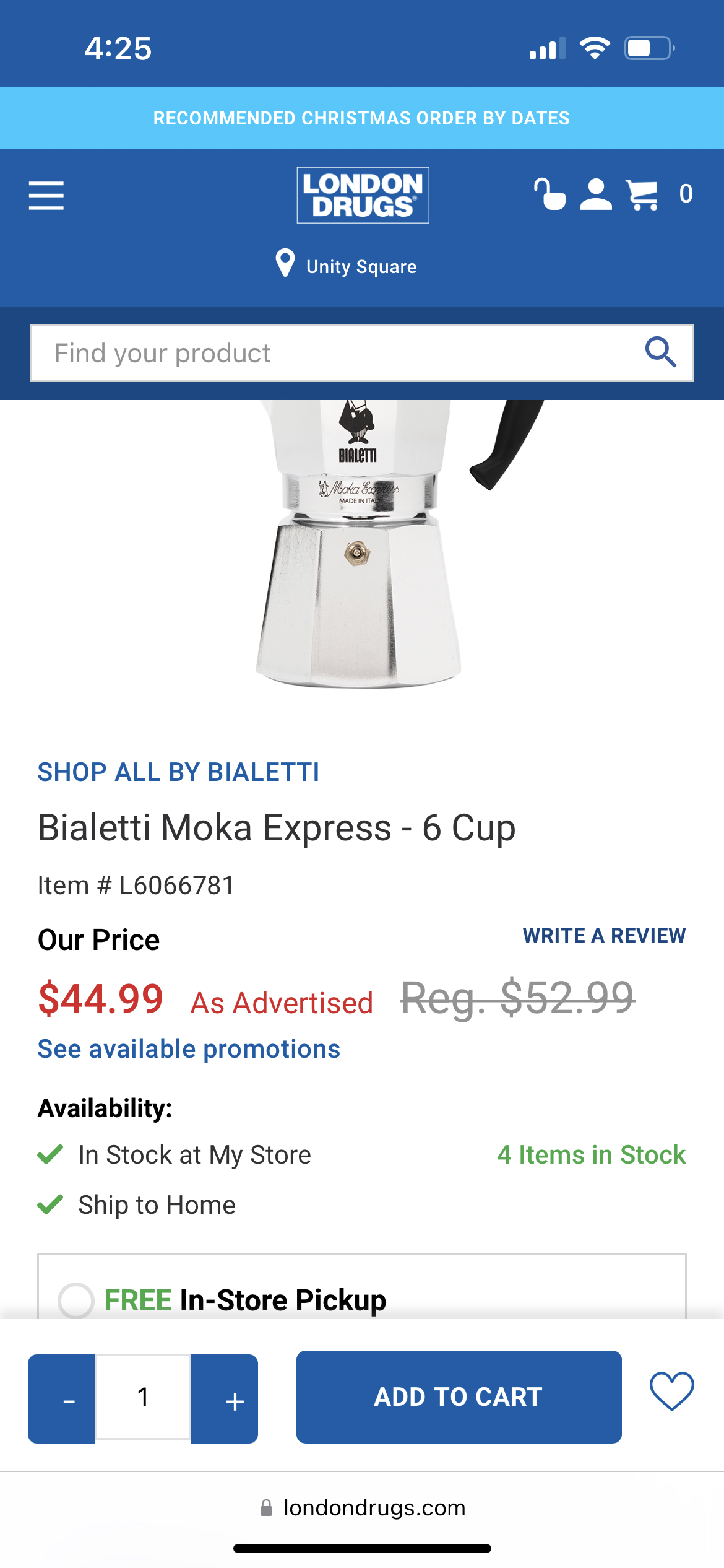 New Bialetti Moka Pot, 6 Cup Coffee Maker - photo 4