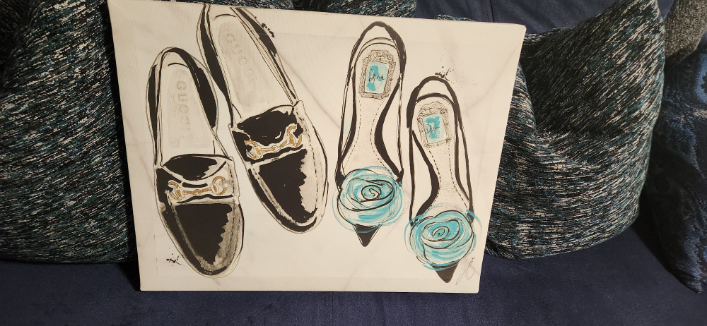 Designer canvas art