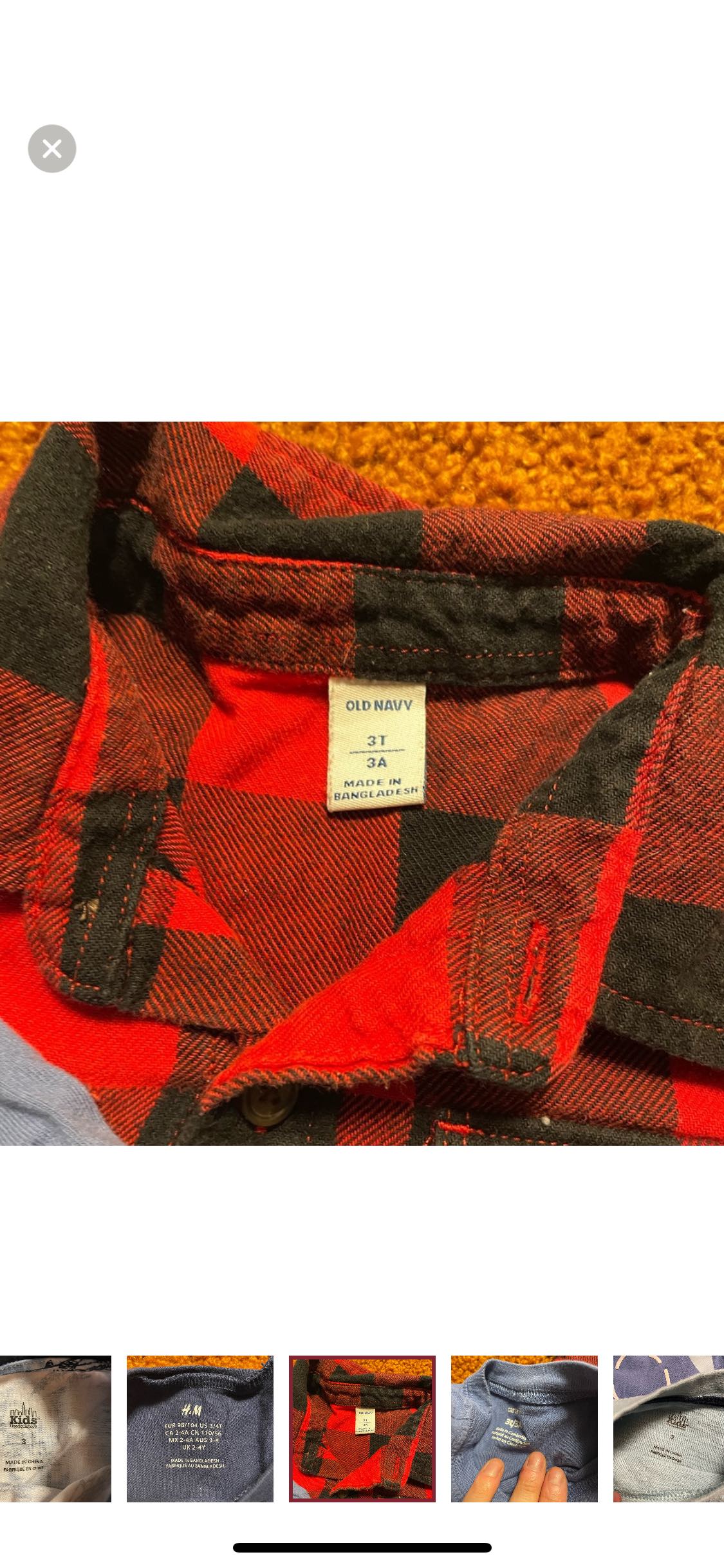 Bundle of 6 Boys Shirts Size 3T image indicator(5)