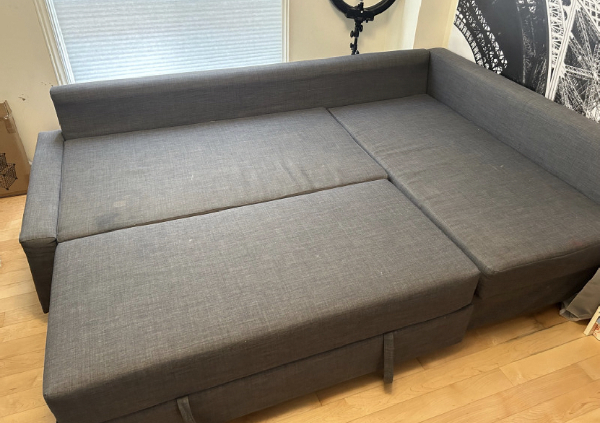 FRIHETEN IKEA couch with storage - photo 5