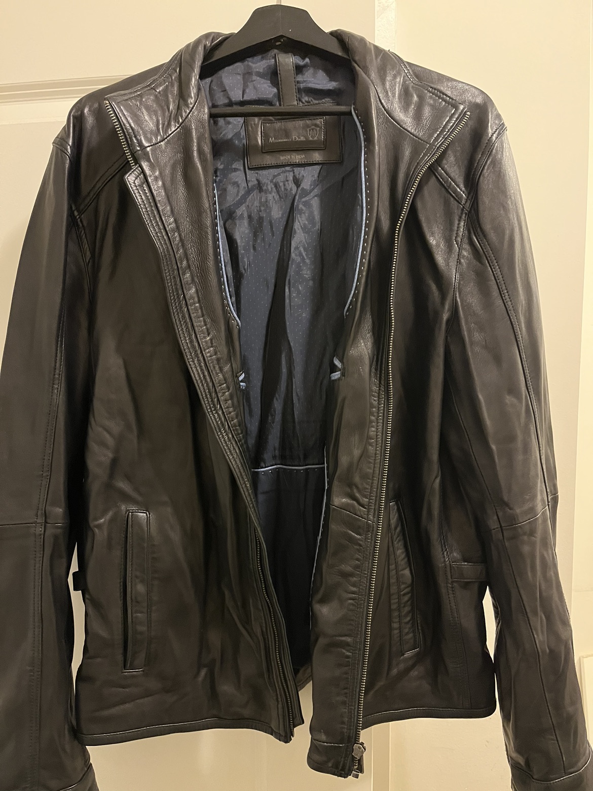 Massimo Dutti, Men jacket, Real leather,