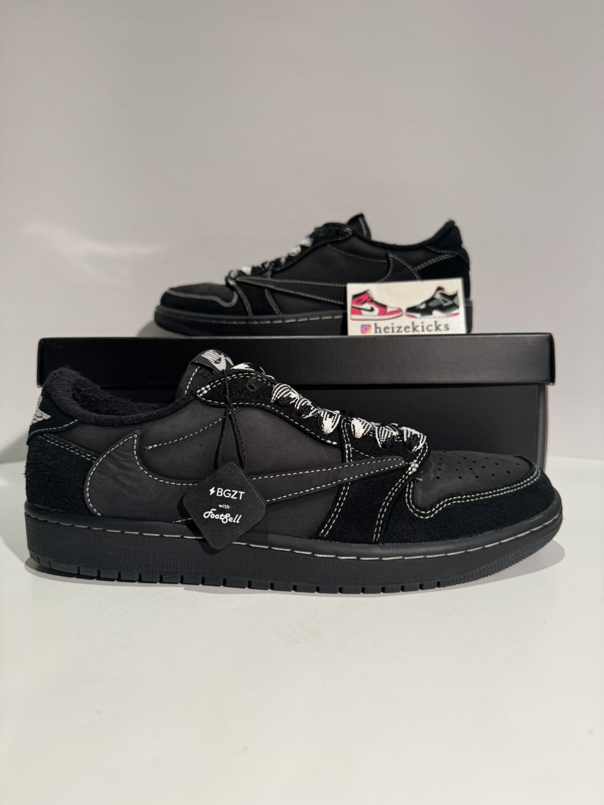 Air Jordan 1 Low TS Phantom Black size 9 thumbnail