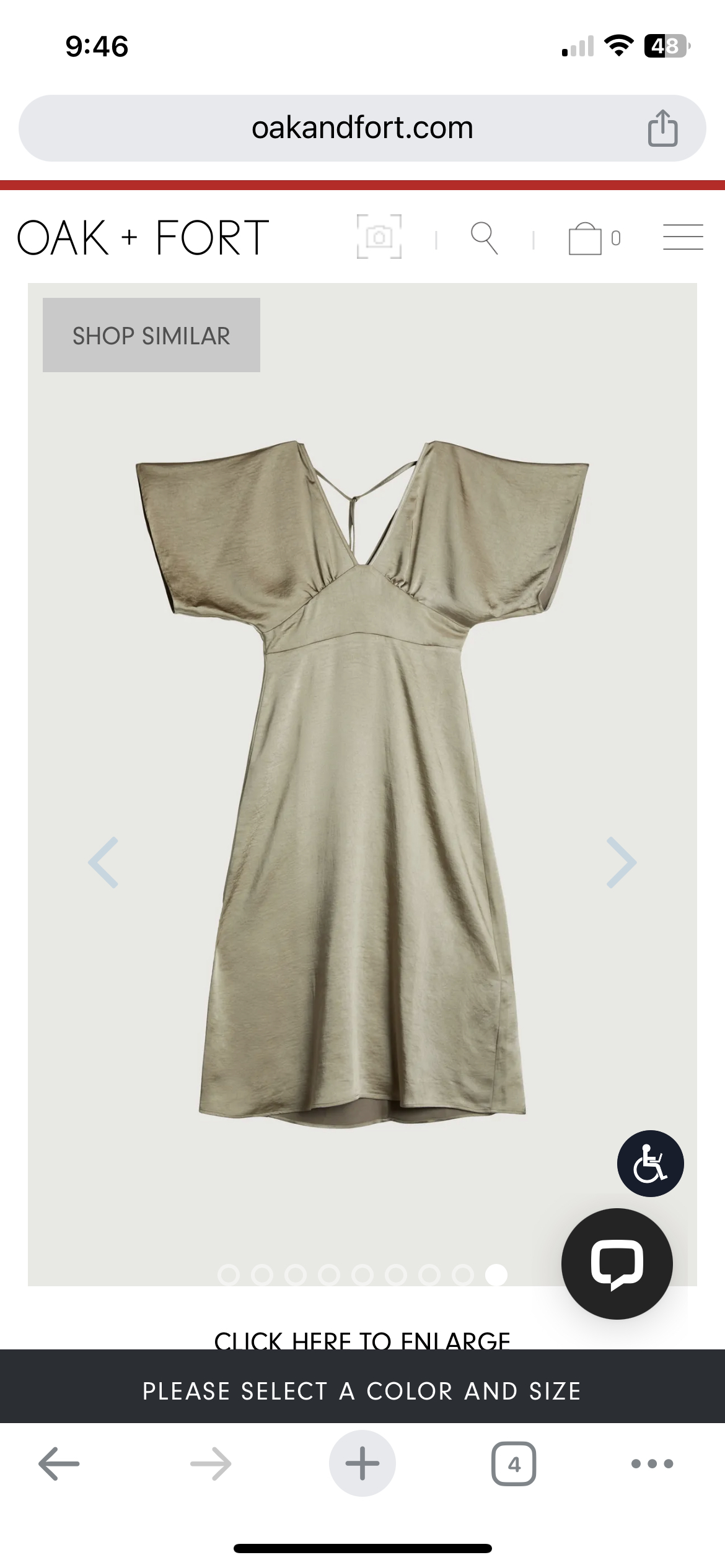 [New] Oak + Fort dress