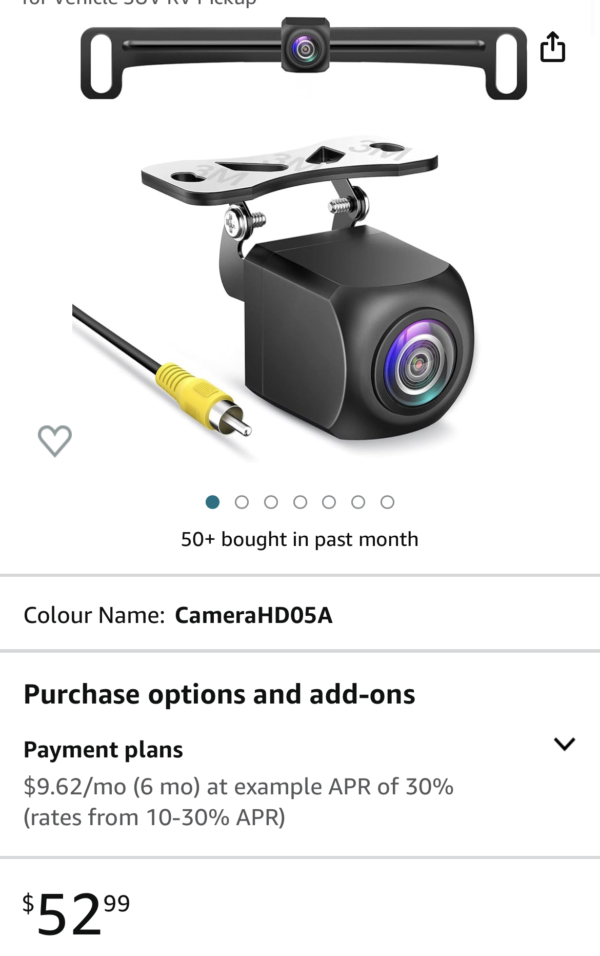 Car Rearview Reversing Camera