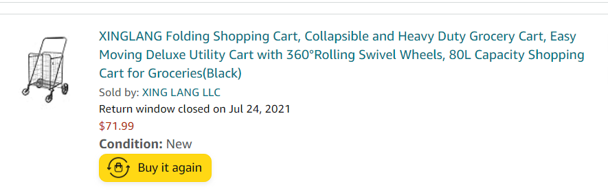 foldable shopping cart - photo 3