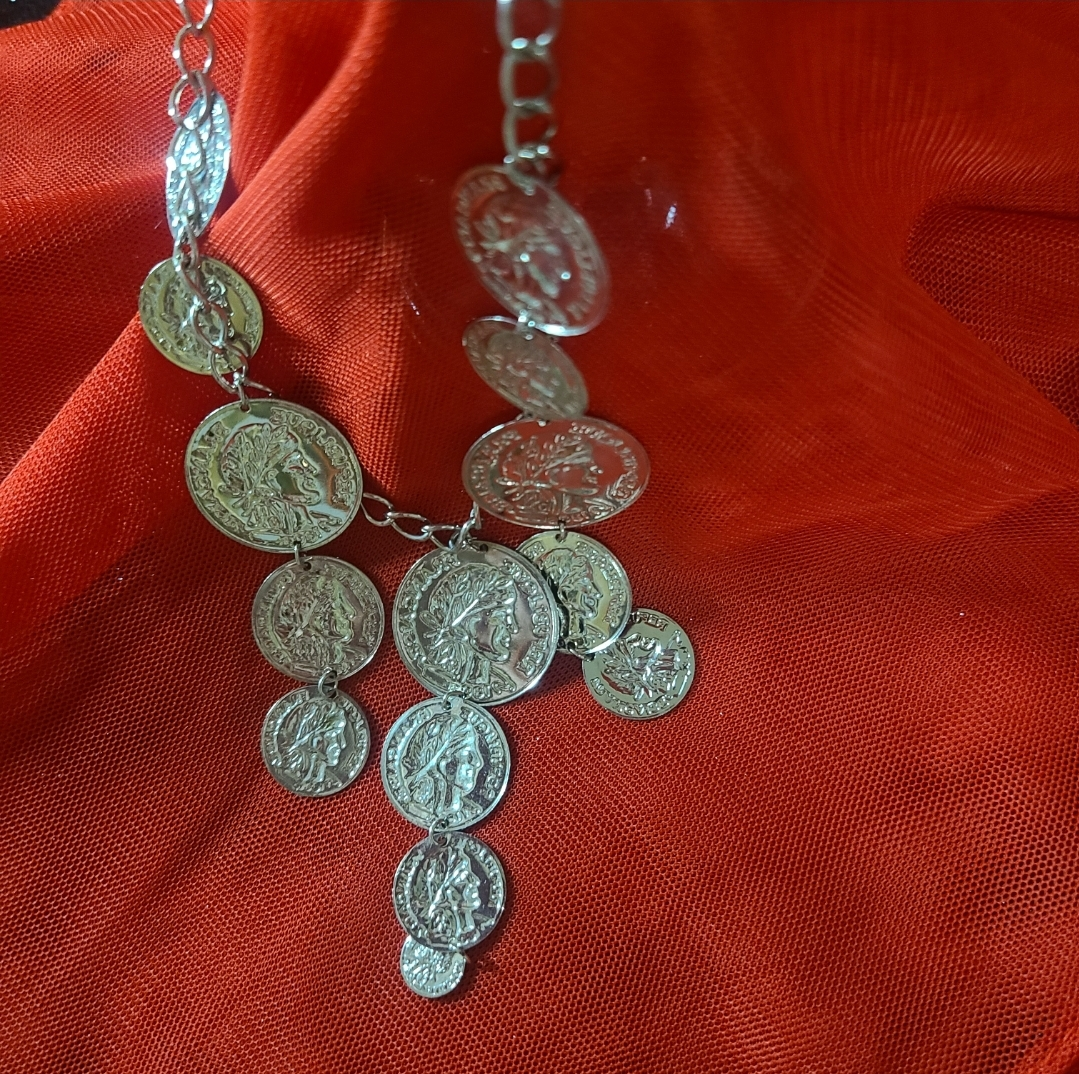 Engrave Greek face images  necklace - photo 4