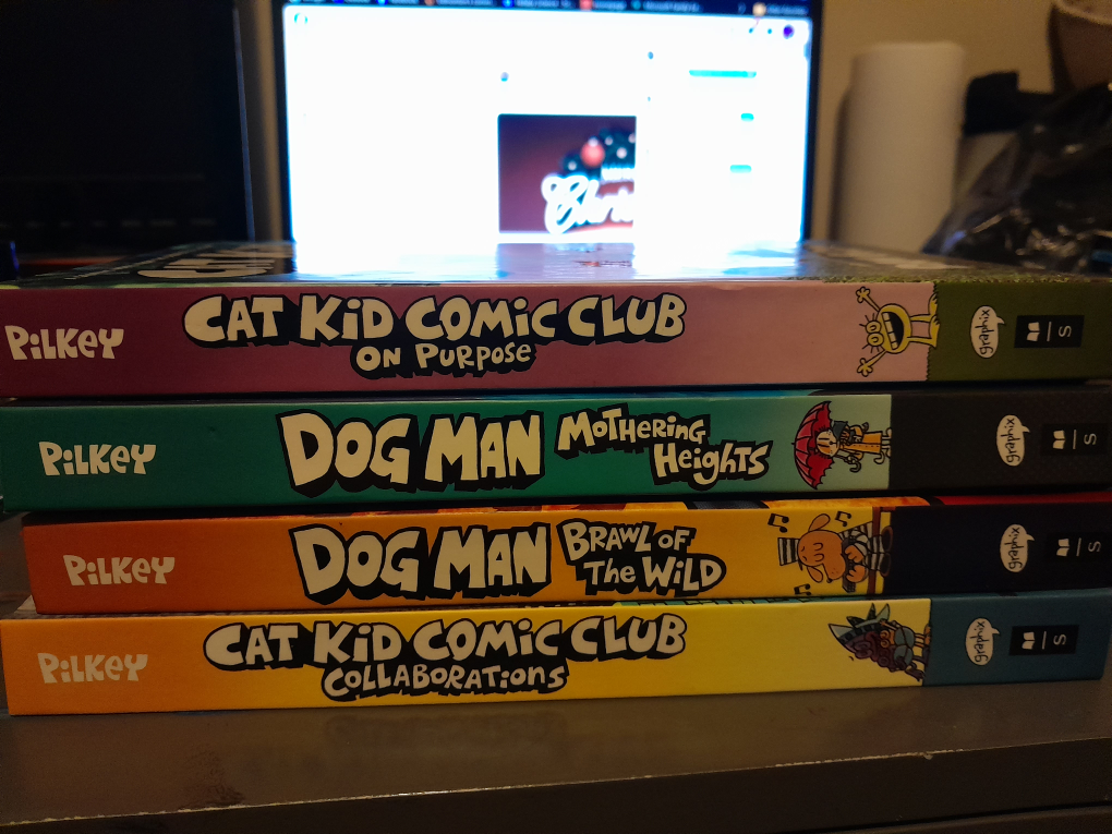 Dog Man Cat Kid Books
