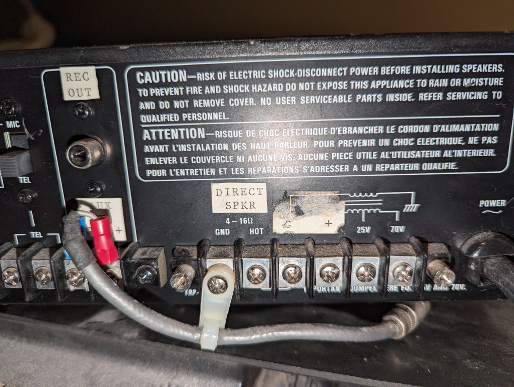 Vintage Retrotech Rotel GA-10 public address amplifier - photo 3