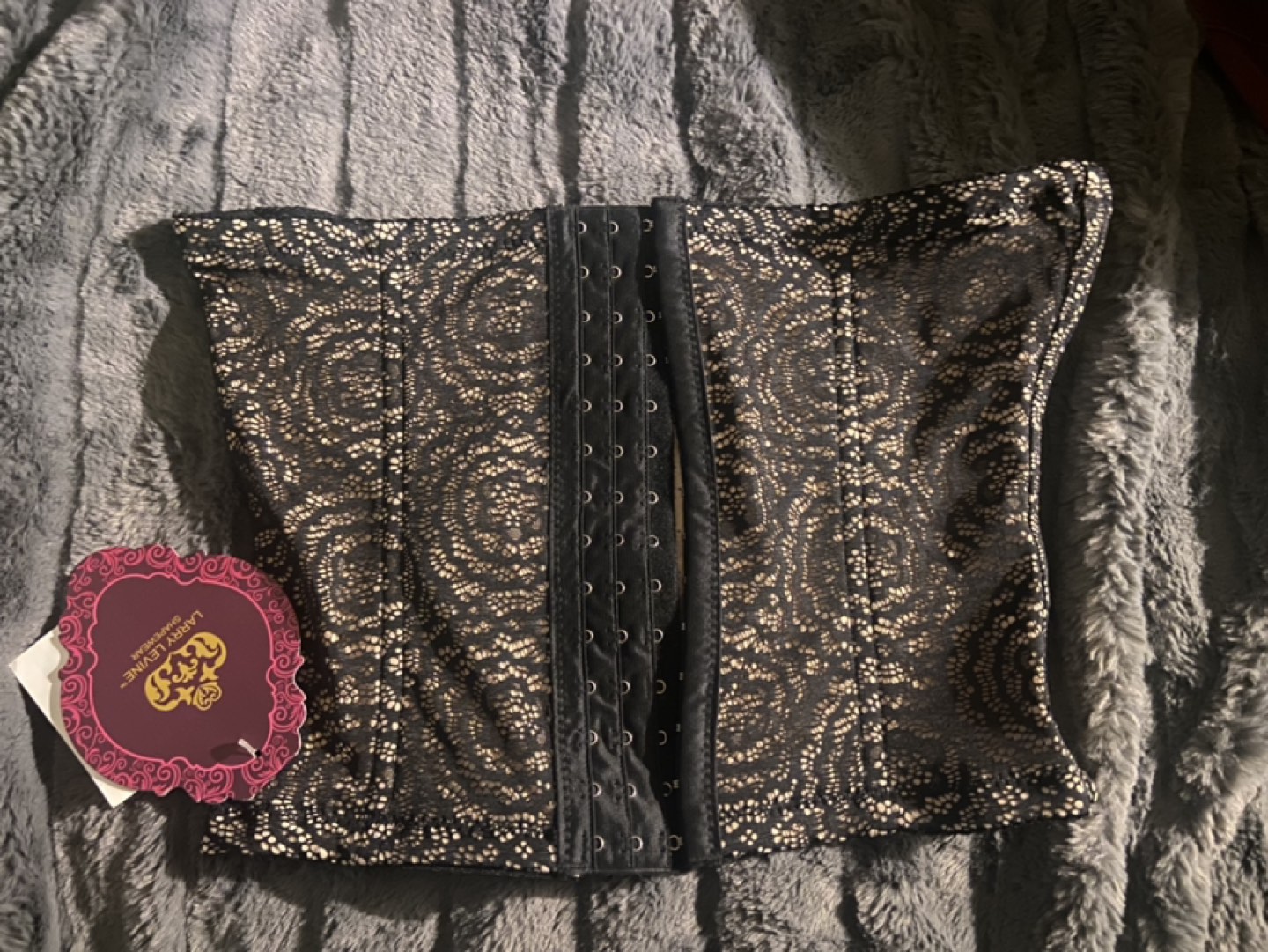 Lace bustier/waist cincher