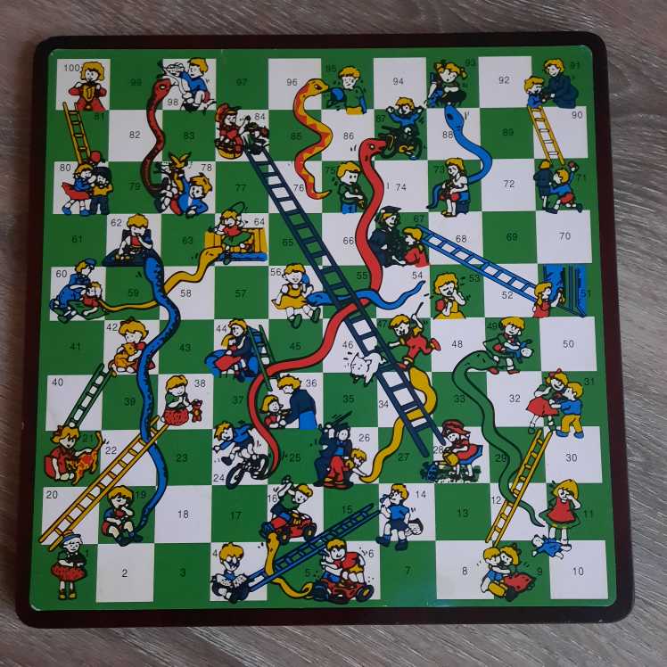 8 in 1 Chess Backgammon Ludo Checkers Snakes & Ladders Dominoes - photo 2