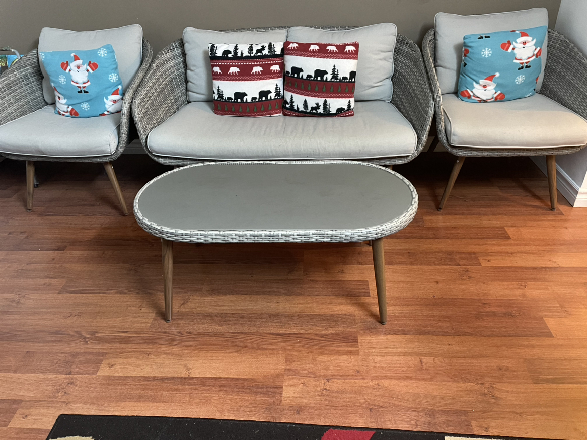 Sofa with the table