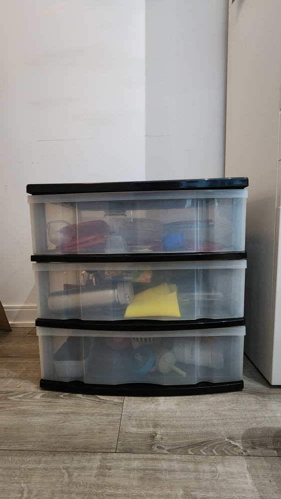 plastic drawers