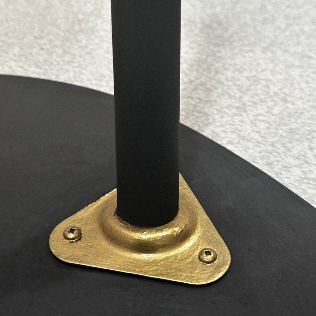 Retro side table ( repainted matte black) #SellingSpree image indicator(3)