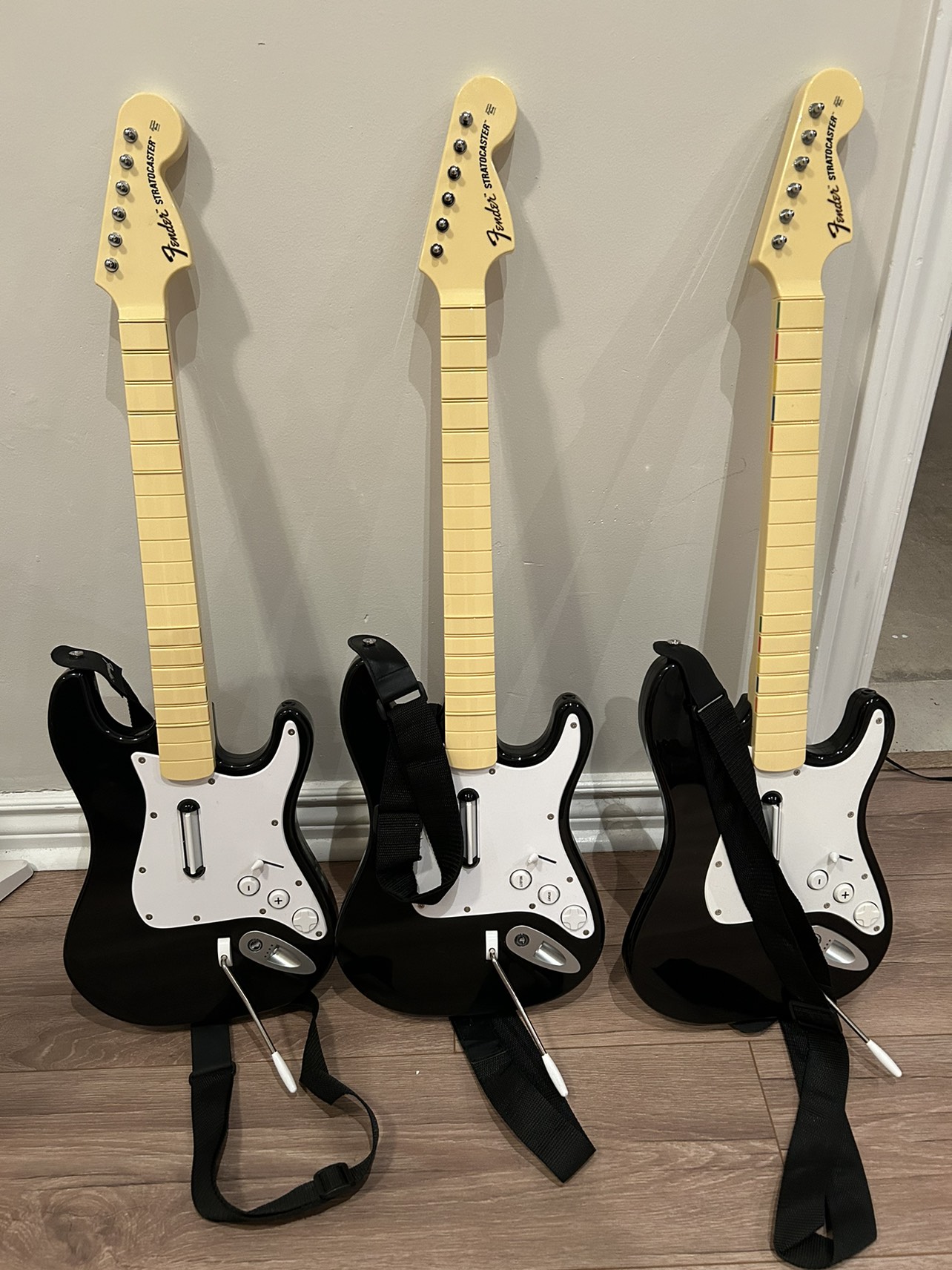 Nintendo Wii Rockband Guitars - Like New!