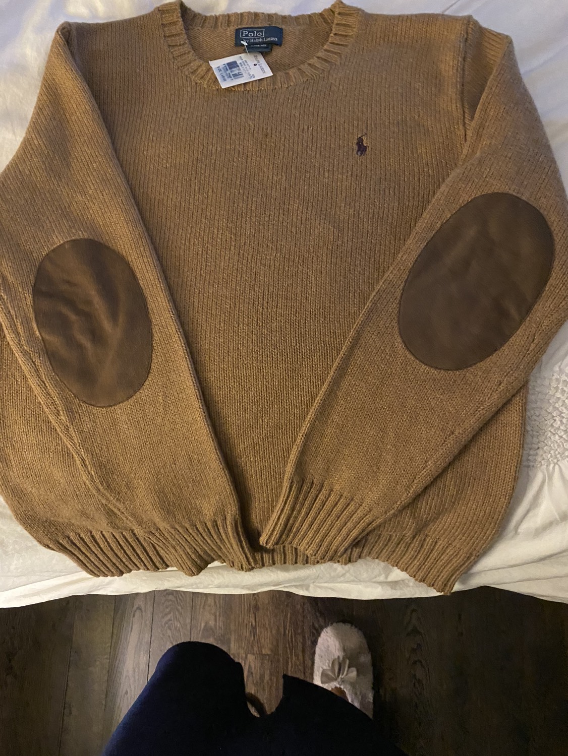 New Polo Ralph Lauren boys sweater with elbow patches image indicator(2)