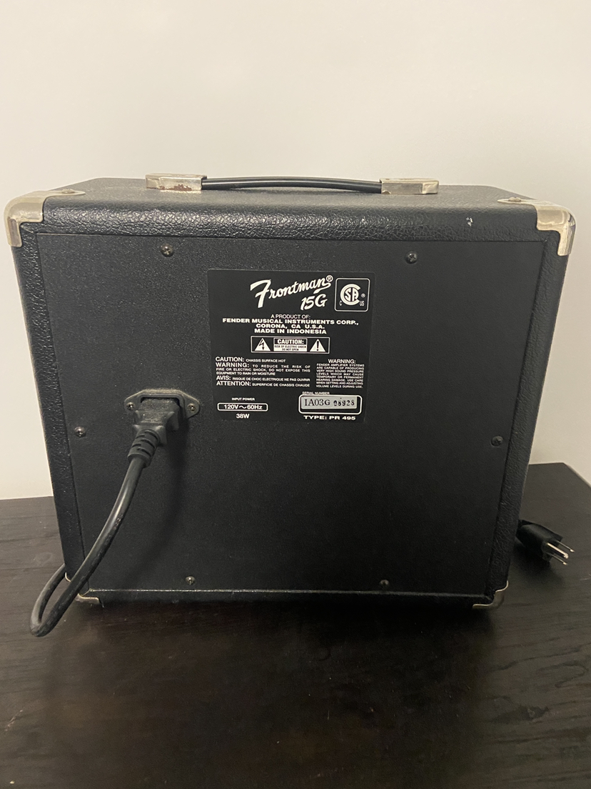 fender frontman 15g electric guitar guitar amp - photo 3