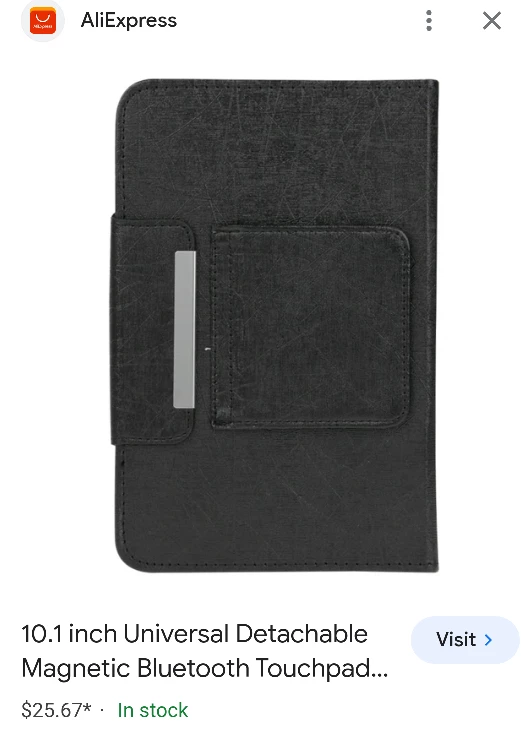 NEW!   10.1 inch Magnetic Case and Keyboard image indicator(10)