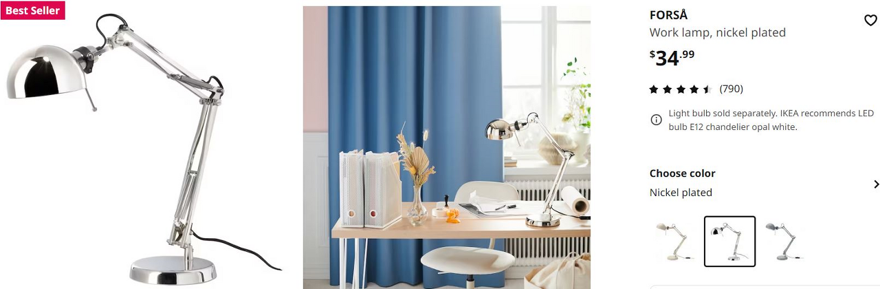 IKEA table lamp