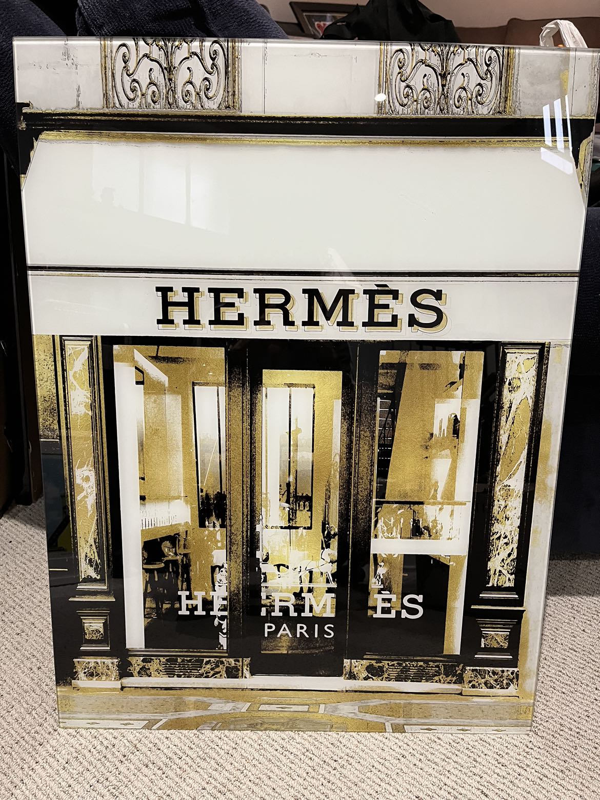 Hermes Paris print