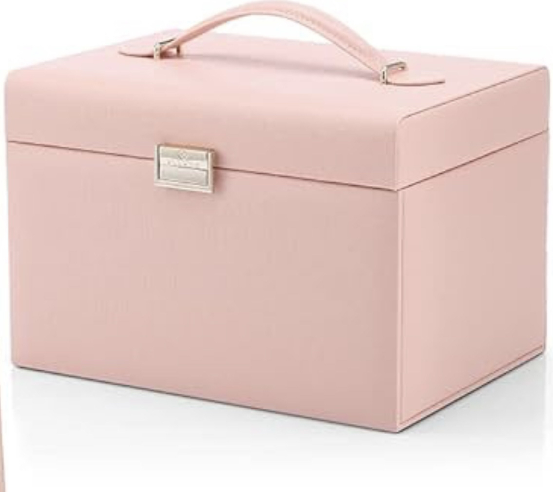 Pink jewelry box