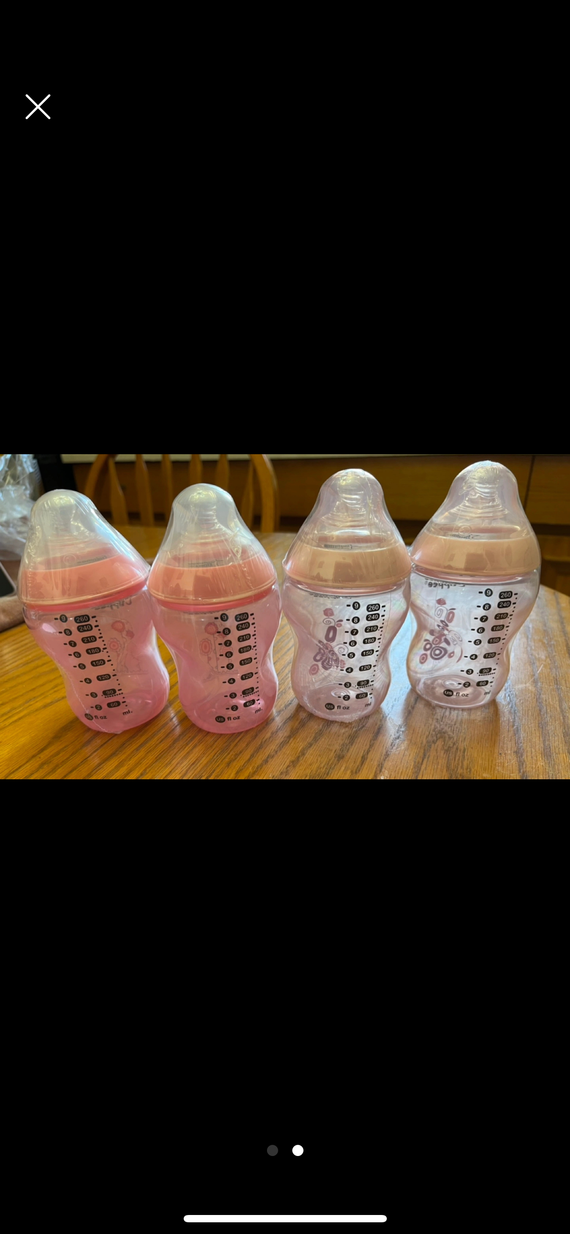Tommee tippee baby bottles set. image indicator(2)