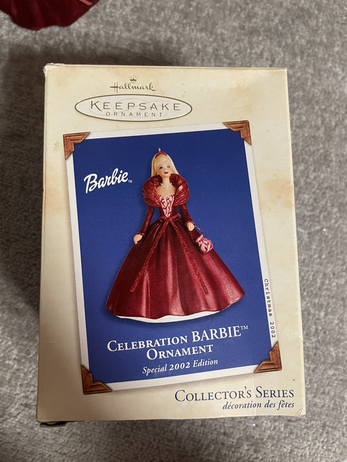 Hallmark Keepsake Barbie Ornament; Celebration Barbie #3 2002 image indicator(4)