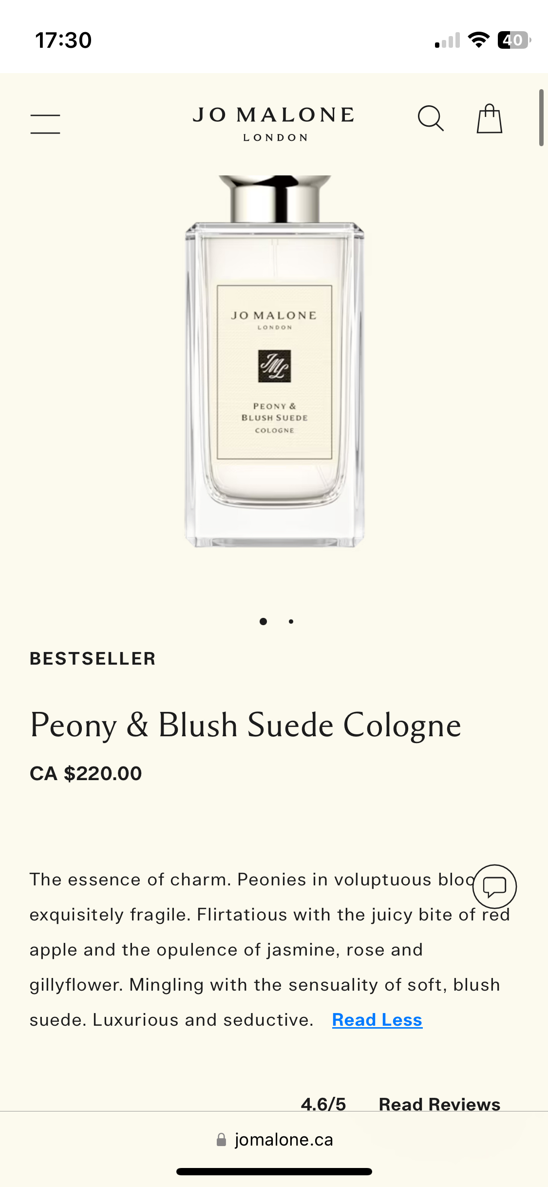 Jo Malone Peony and Blush Suade 100ml - photo 3