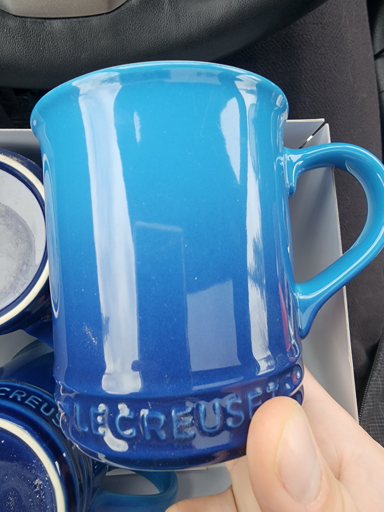 le creuset mugs set of 3 - photo 3