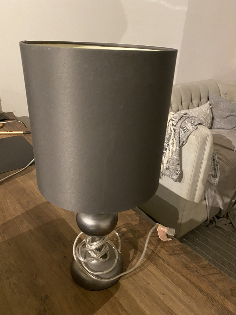 Grey lamp - free thumbnail