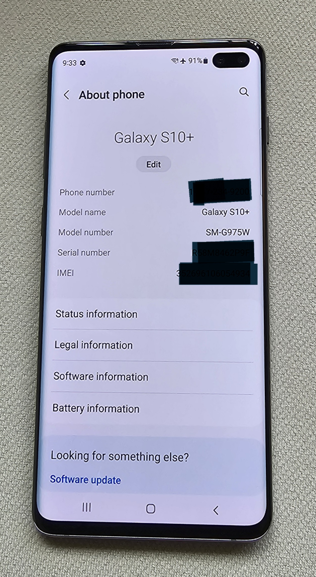 Samsung S10 plus-Black 128 GB unlocked - photo 3
