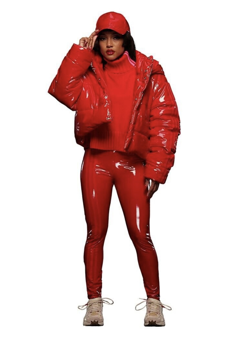 New with tags Ivy Park adidas red puffer Large image indicator(8)