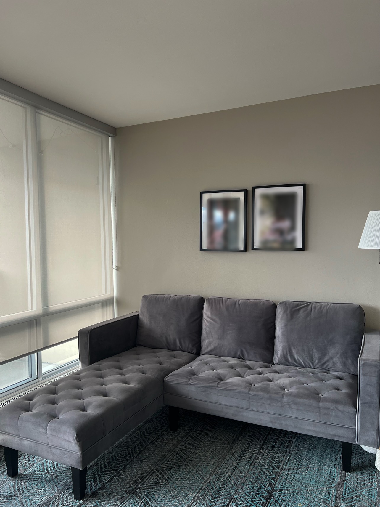 Interchangeable sectional velvet sofa - photo 2
