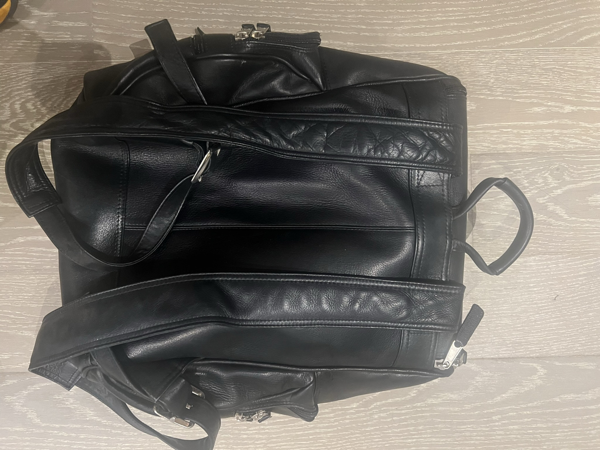 Latico Black Leather Backpack (Bacardi Branded) unisex - photo 2