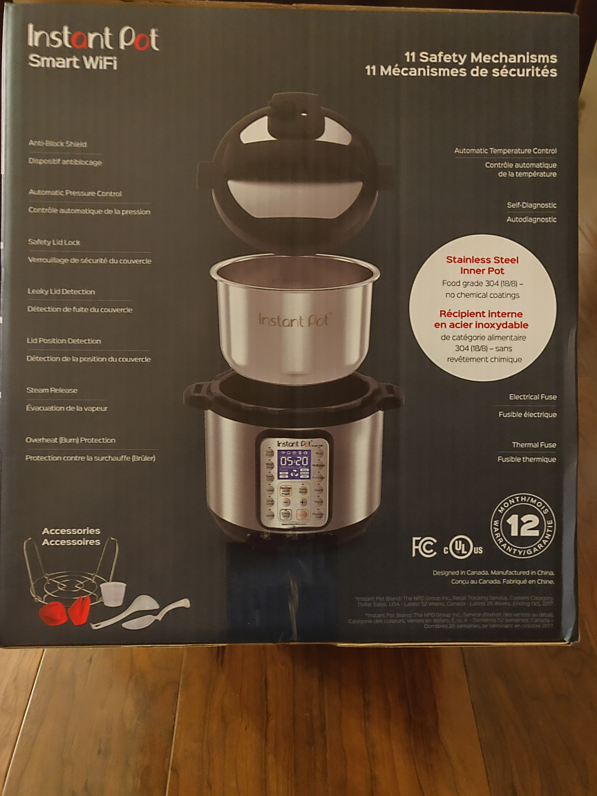 Instant Pot Smart WiFi 60 6 quart Cooker brand new - photo 4