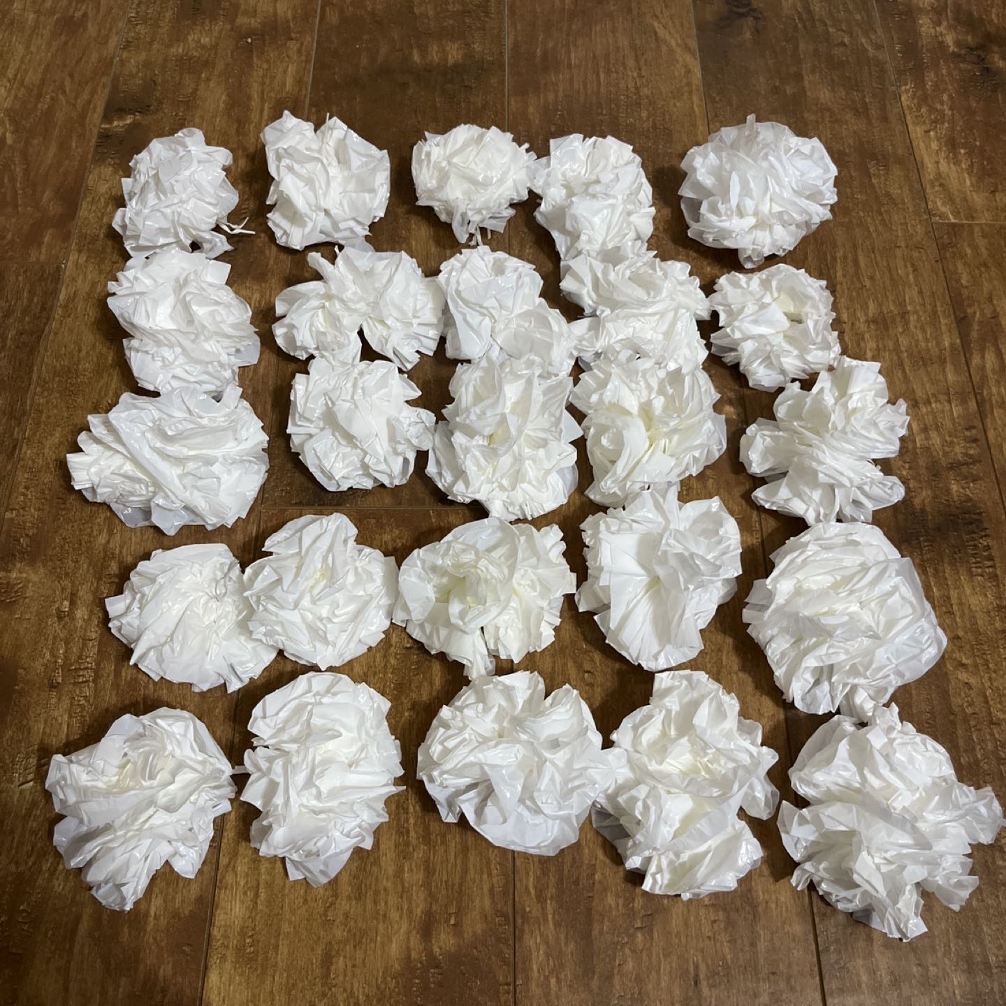 #freecycle 25 White fake flower decorations thumbnail