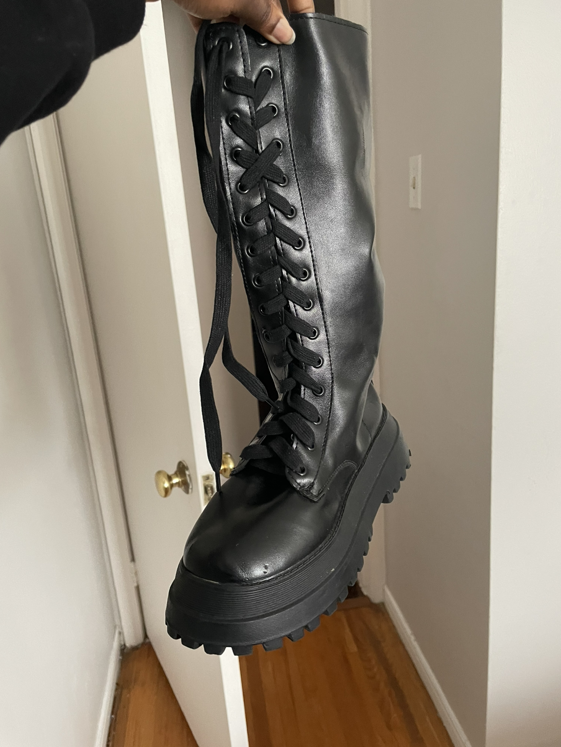 Size 6 below knee boots - photo 4