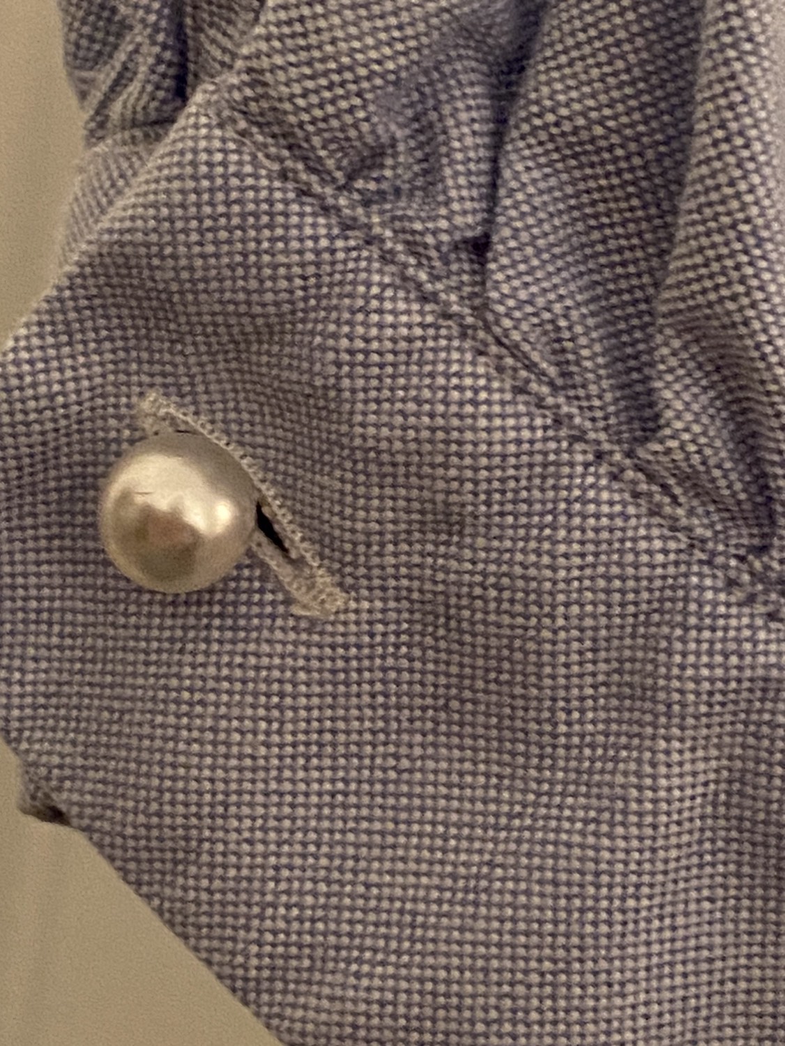 Ralph Lauren Baby Blue Blouse Sz. 8 image indicator(3)