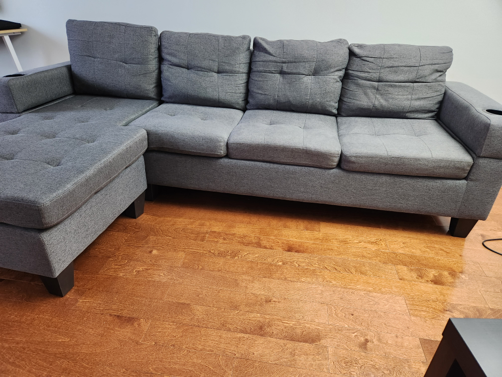 Comfortable sectional sofa - pet free house