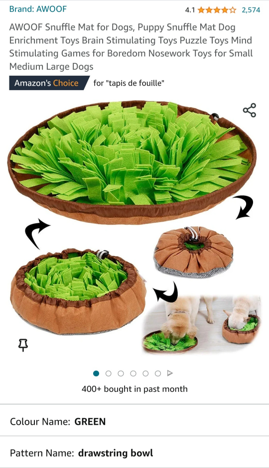 snuffle mat for dogs - photo 2