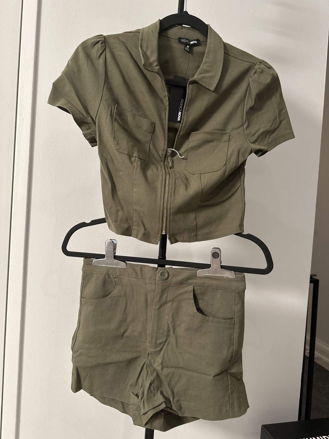 *NEW* FN olive matching short set (M) - photo 2